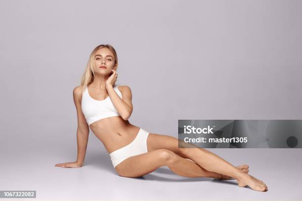 Perfect Slim Toned Young Body Of The Girl Stock Photo - Download Image Now  - Adult, Adults Only, Beautiful People - iStock
