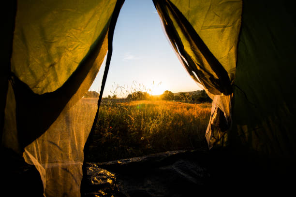 istock tent views on holiday 1067323260