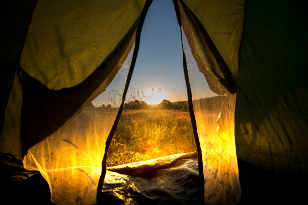 istock tent views on holiday 1067323274