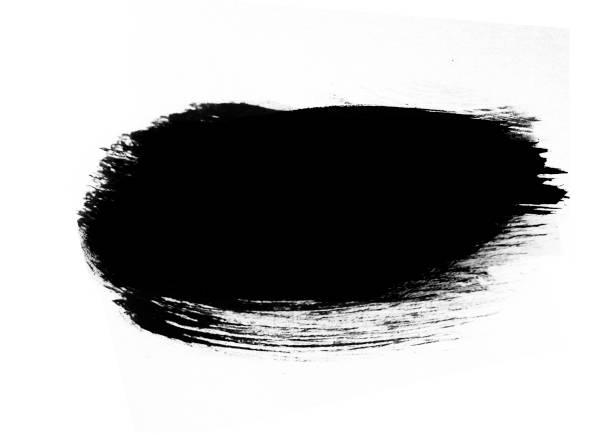 istock Black color graphic patches graphic brush strokes design effect element for background 1067331164