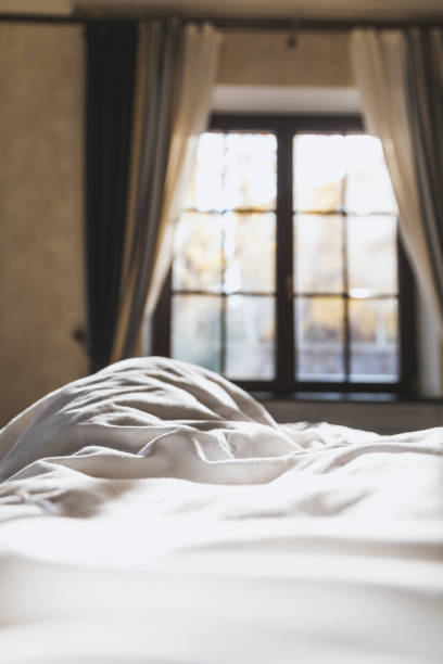 istock Autumn morning in bedroom 1067331802