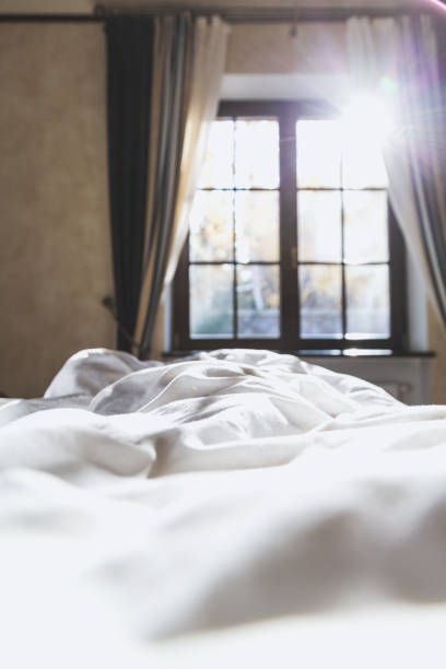 istock Autumn morning in bedroom 1067334622