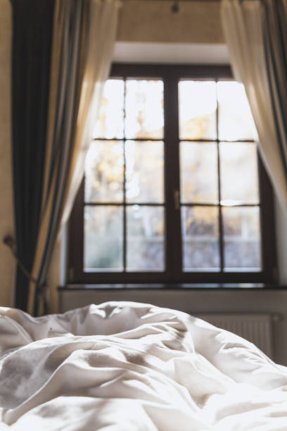 istock Autumn morning in bedroom 1067334820