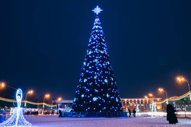 istock City square in the Christmas holidays evening 1067334916