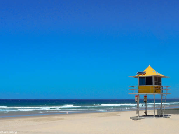 istock Yellow Guardhouse @ Seaside 1067336808