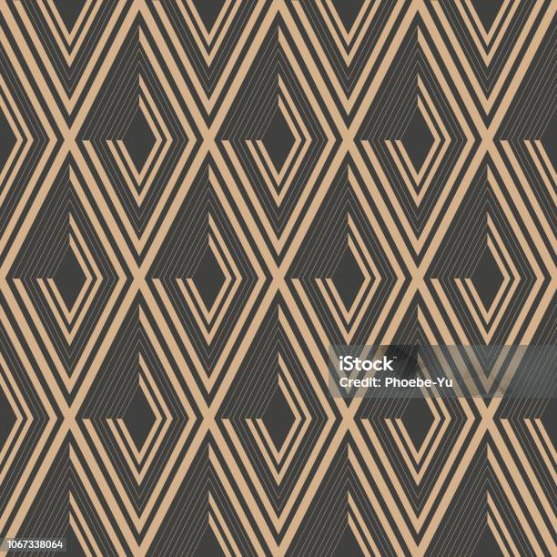 Diamond Check Pattern Vector Damask Seamless Retro Pattern Background Diamond Check Geometry ...
