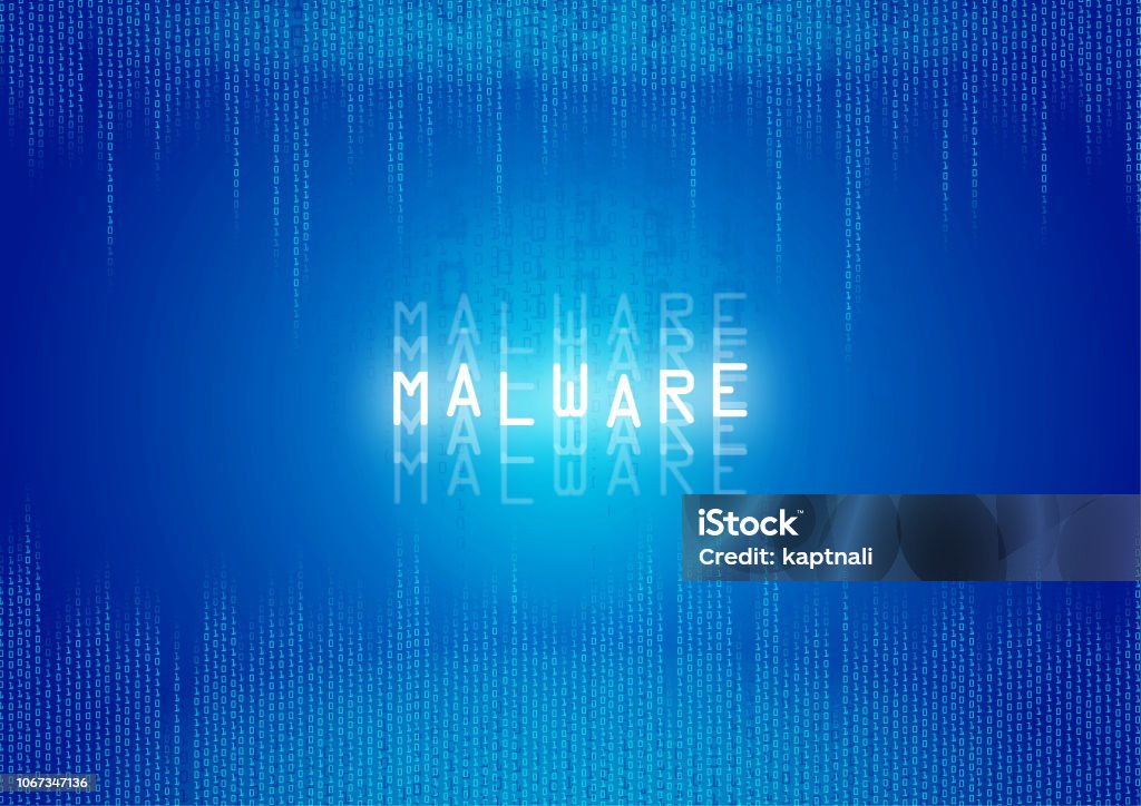 Malware Background Computer Malware In A Computer System Stock Illustration - Download Image Now ...