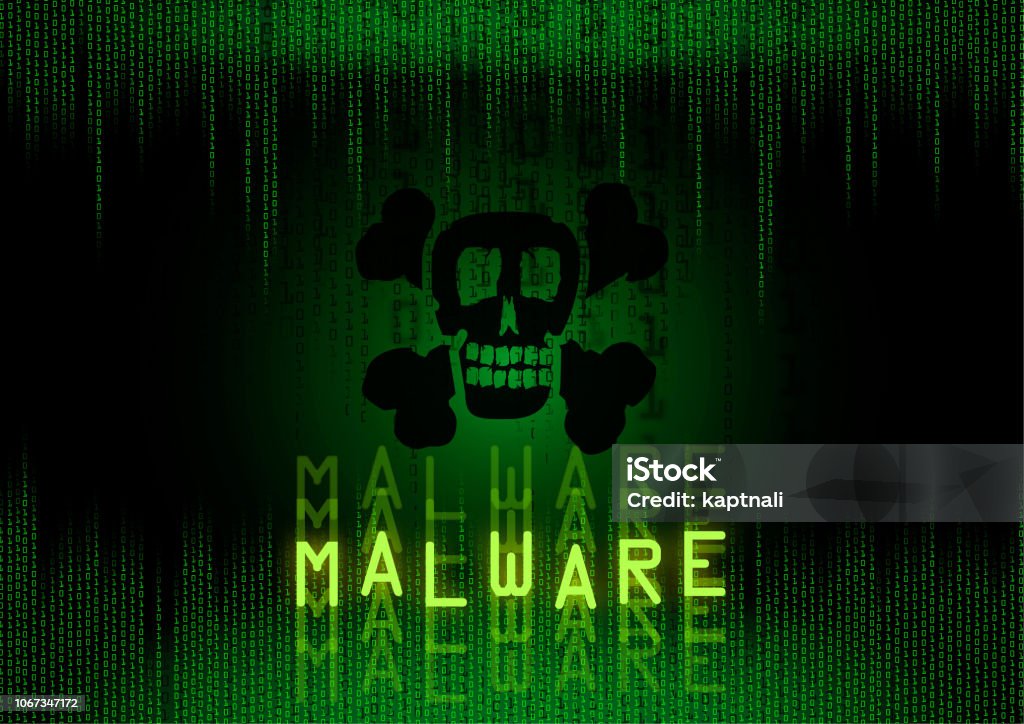 Malware Background Computer Malware In A Computer System Stock Illustration - Download Image Now ...