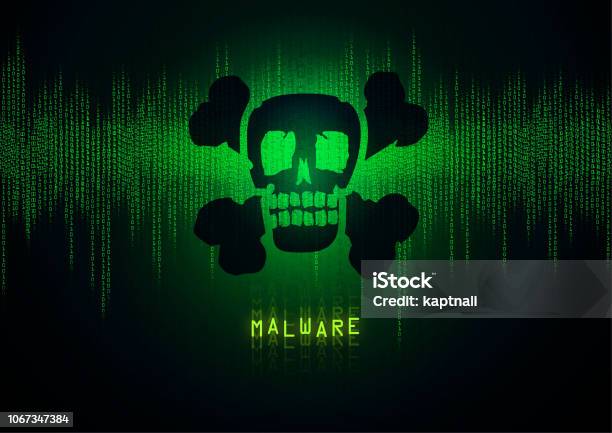 Malware Background Computer Malware In A Computer System Stock Illustration - Download Image Now ...