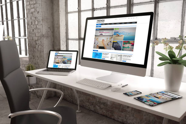 istock industrial office mockup e-magazine website 1067355142