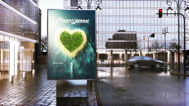 istock travel advertising billboard  on city downtown 1067355194