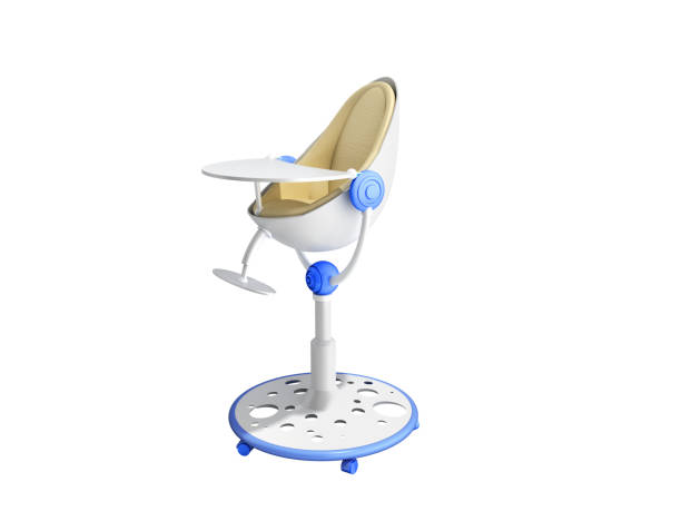 istock modern baby chair for feeding 3d render image for advertising on white no shadow 1067359088