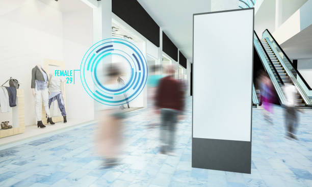 istock digital advertisement in shopping mall 1067359176