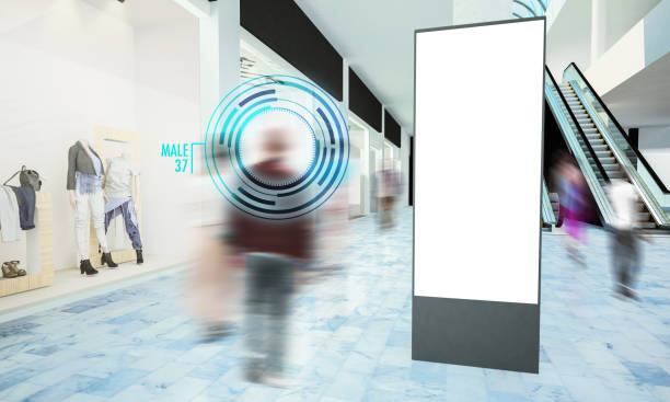 istock digital advertisement in shopping mall 1067359182