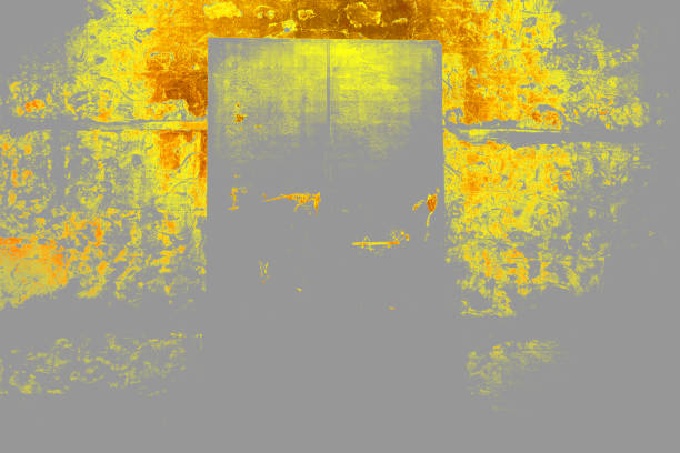 closed shutter covered with graffiti