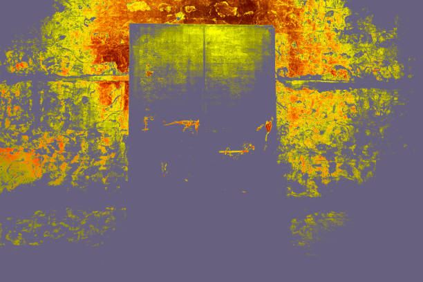 istock Grunge style color splash painted concrete wall background. 1067362322