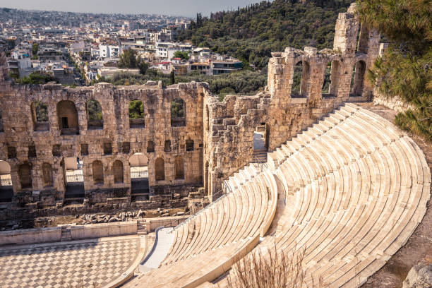 istock Odeon of Herodes Atticus at the Acropolis, Athens, Greece 1067371262