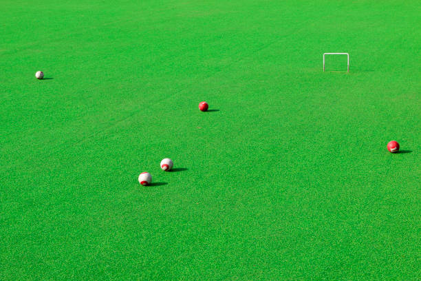 istock Chinese croquet box and Croquet 1067376896