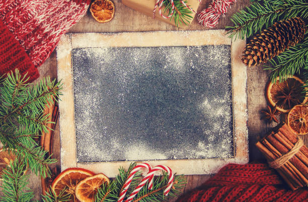 istock Christmas background. happy New Year. Selective focus 1067385782