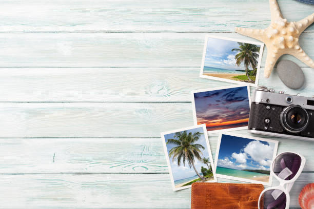 istock Travel vacation background concept 1067386420