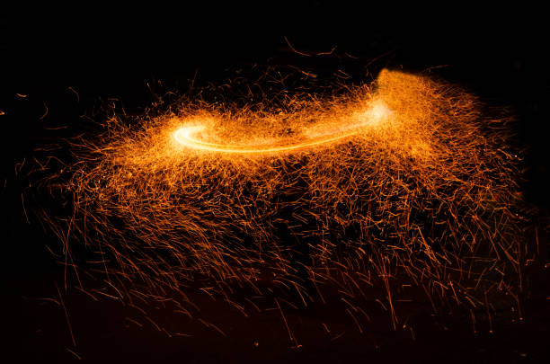 istock Firestorm from particles of sparks of fire 1067386798
