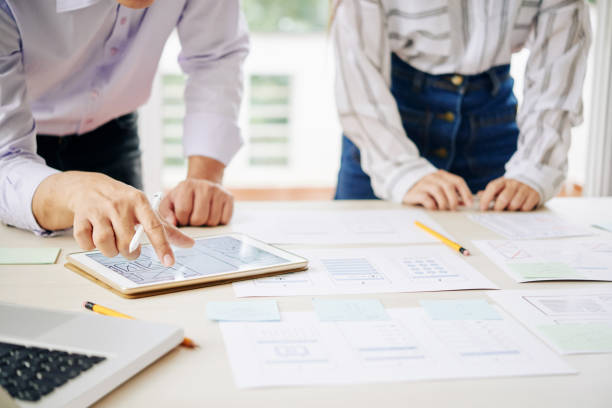 istock Modern coworkers creating business strategy 1067397516
