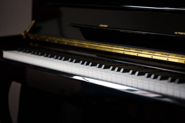 istock Closeup of a piano keyboard 1067404306