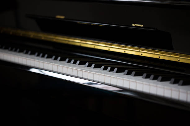 istock Closeup of a piano keyboard 1067404360