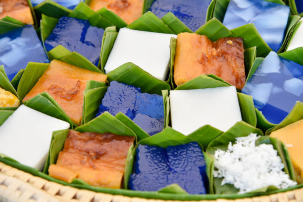 istock Thai dessert in banana leaf package 1067417694