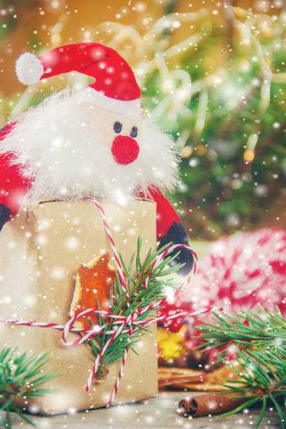 istock Christmas background. happy New Year. Selective focus 1067418236