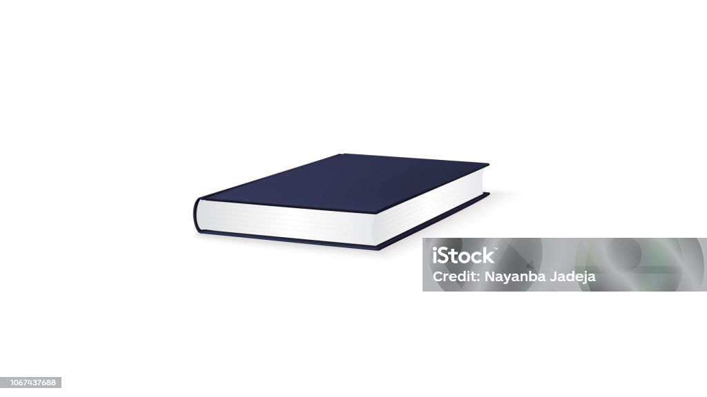 Book vector icon Hardcover Book stock vector