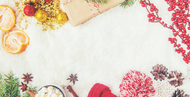 istock Christmas background. happy New Year. Selective focus 1067443538