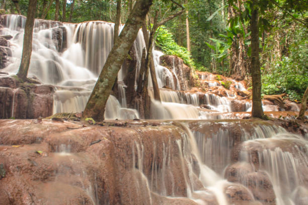 istock Pa Wai Waterfall Beautiful Waterfalls in Thailand 1067451436