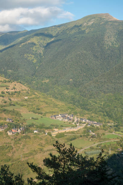 istock Village in a mountain of Aran Valley, Pyrenees 1067455196