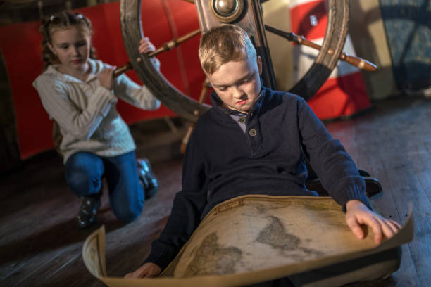 istock Where to Sail Further, Skipper 1067483040