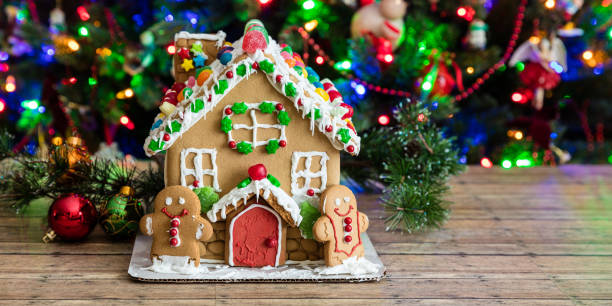 istock Homemade Gingerbread House Christmas 1067505146