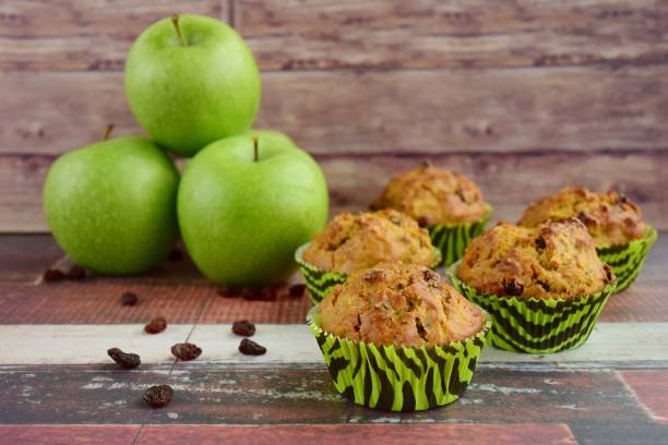 istock Homemade apple raisin muffins 1067507998