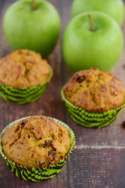 istock Homemade apple raisin muffins 1067508286