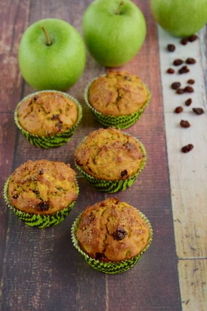 istock Homemade apple raisin muffins 1067508632