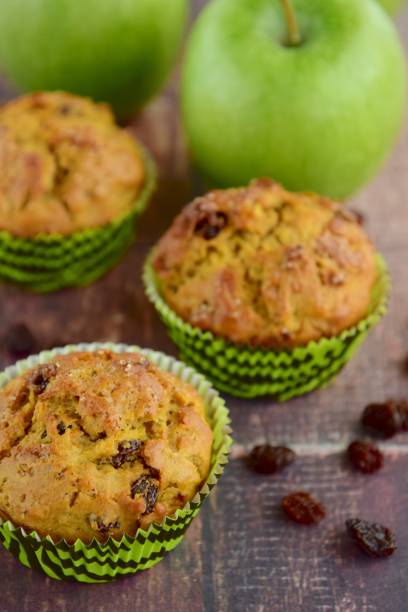 istock Homemade apple raisin muffins 1067509850