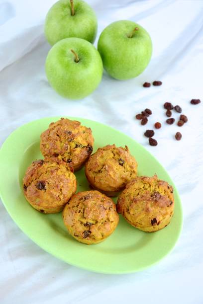 istock Homemade apple raisin muffins 1067510564