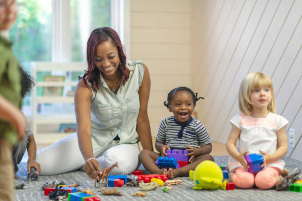 istock Preschool children with teacher 1067510834