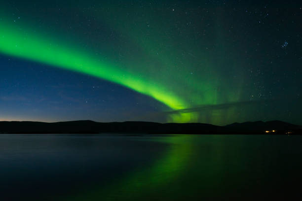 istock Aurora borealis in Northern Sweden 1067515532