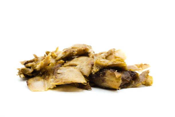 istock Doner kebab meat isolated on white background 1067517734