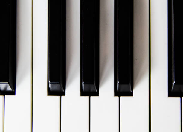istock Piano keys taken from the top. 1067519786
