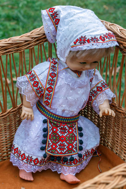 istock Doll dressed in traditional Romanian folk costume 1067526846