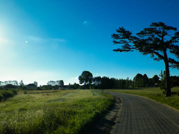 istock Offroad in Kashubian village. 1067528436
