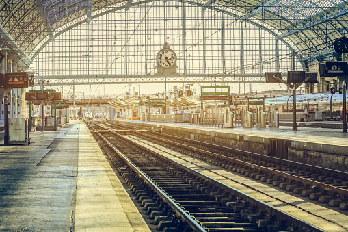 Train station Bordeaux-Saint-Jean. The current station building opened in 1898