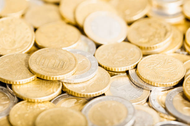 istock Full Frame Shot Of Coins 1067548472