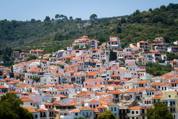 istock Houses in Skopelos, Greece 1067550994